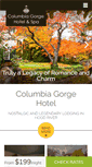 Mobile Screenshot of columbiagorgehotel.com